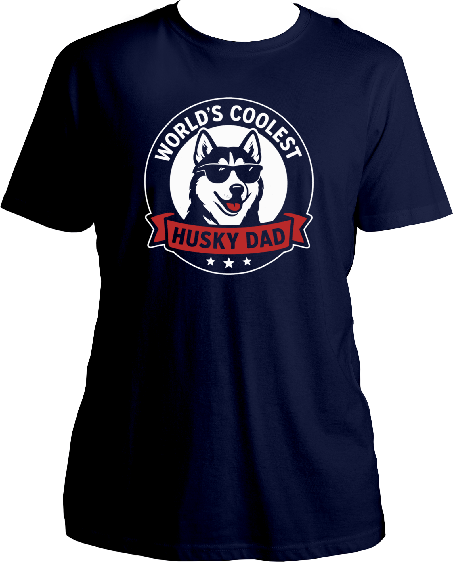 World’s Coolest Husky Dad unisex regular fit tee