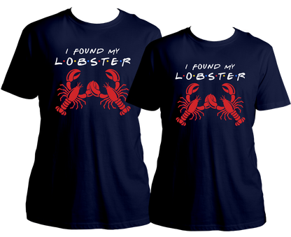 "Get ready to show off your 'lobster love' with our I Found My Lobster Couple Combo Unisex T-Shirts! Made with 100% cotton, these comfortable tees are specially designed for couples who are made for each other. Don't wait any longer, order now and celebrate your special bond with your partner!"