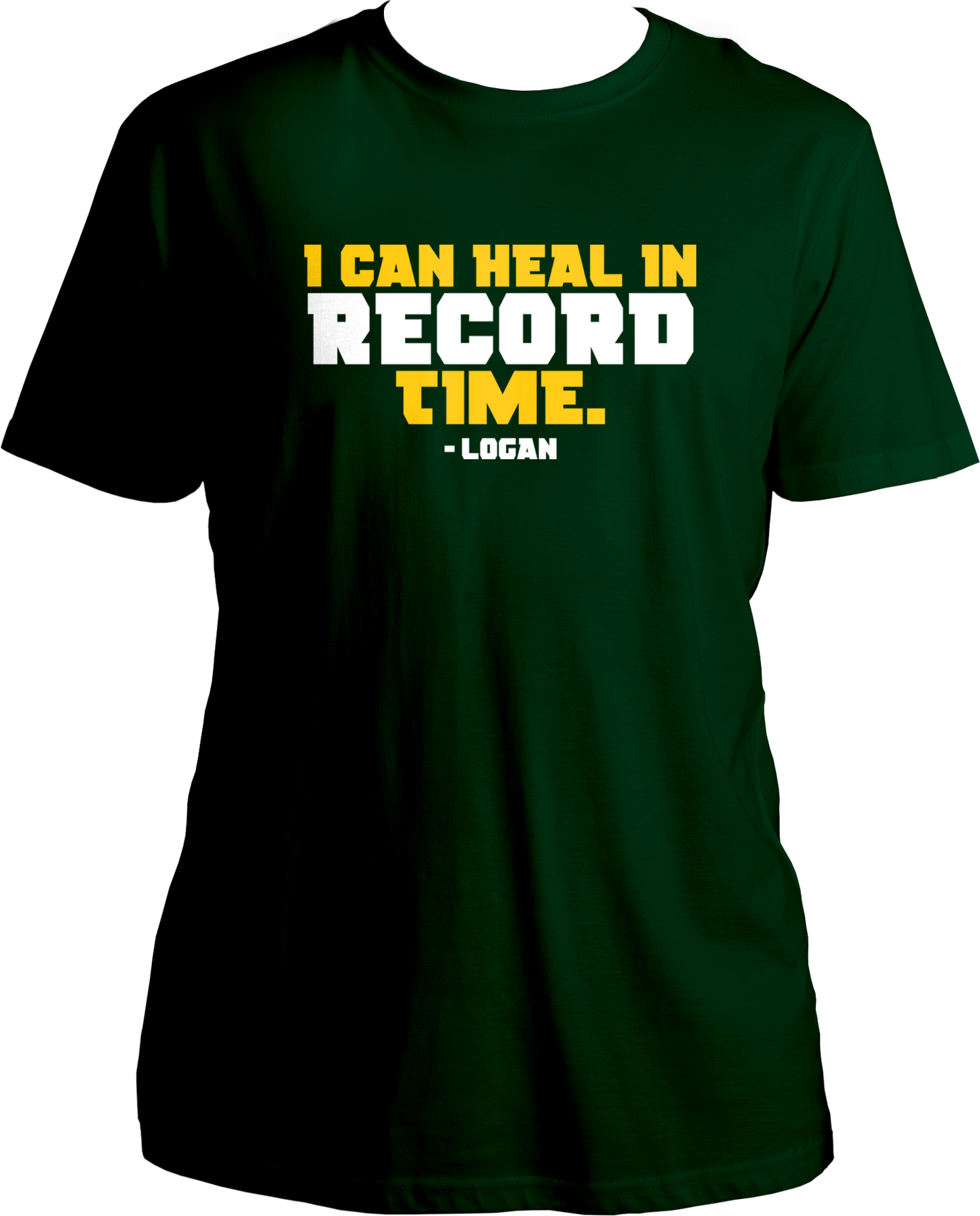 "I Can Heal in Record Time." Wolverine Unisex T-Shirt.