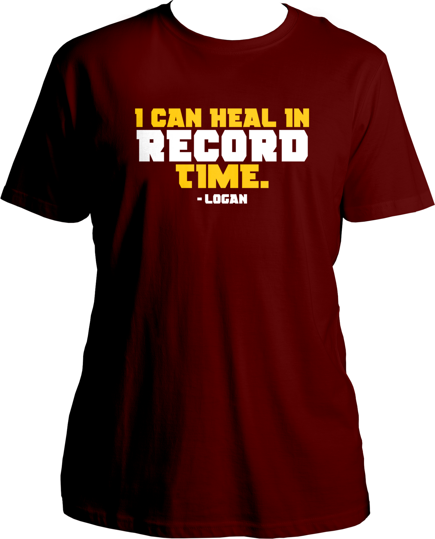 "I Can Heal in Record Time." Wolverine Unisex T-Shirt.