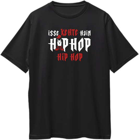Isse Kehte Hain Hip Hop Oversized Unisex T-Shirt – Exclusive oversized streetwear tee inspired by Yo Yo Honey Singh’s hip-hop revolution. Limited stock, order now on Garrari.com!