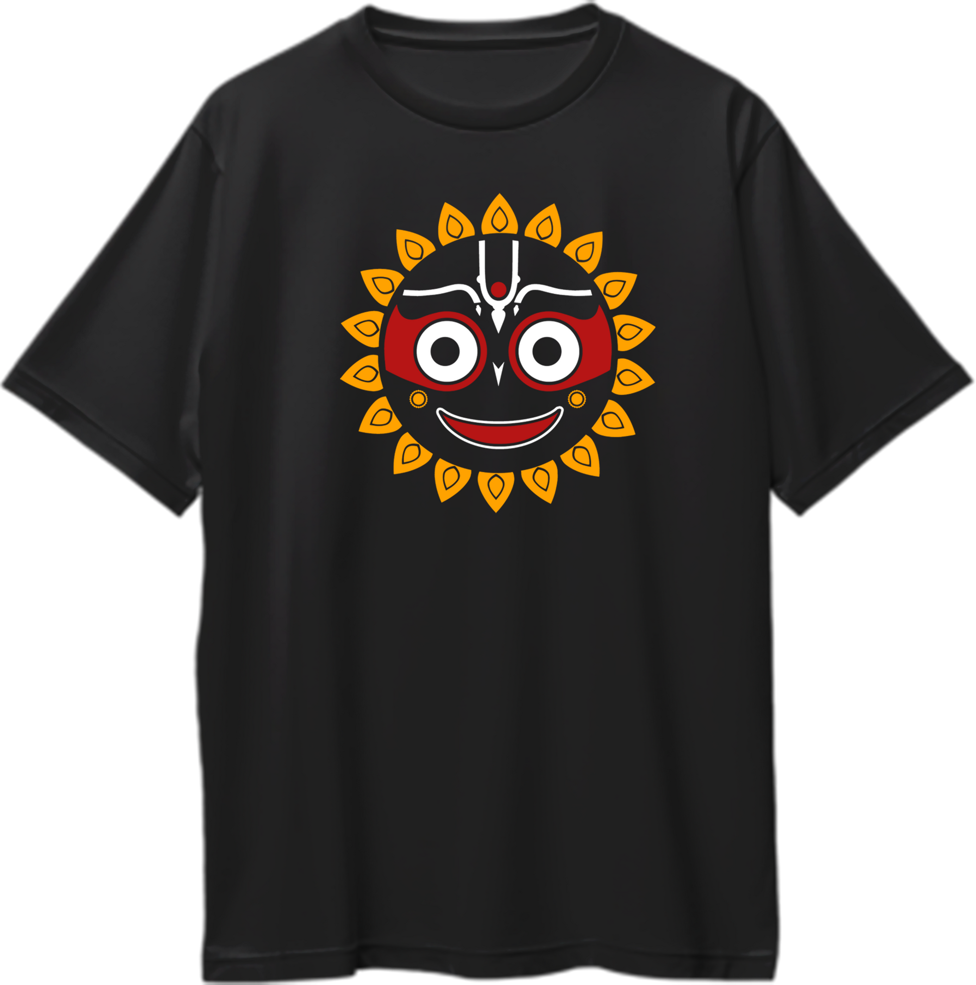 Jagannath Ji oversized unisex t-shirt with a design dedicated to Lord Jagannath, perfect for devotees and followers of Jagannath Puri traditions.