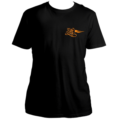 Black Jai Shree Ram unisex T-shirt with small chest Shree Ram print by Garrari