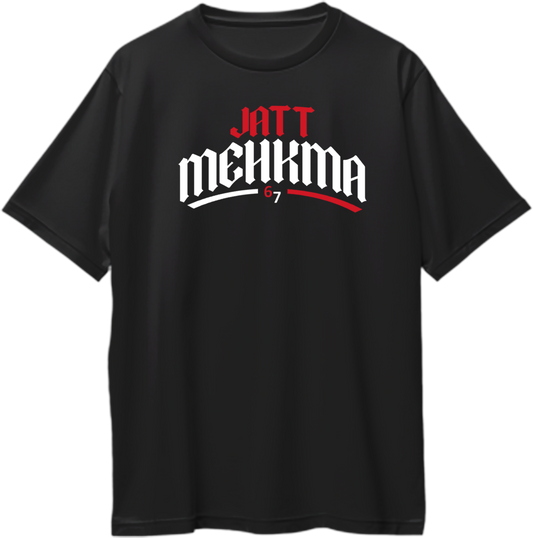 Jatt Mehakma Oversized Unisex T-Shirt – Exclusive streetwear with oversized fit for Yo Yo Honey Singh fans & hip-hop lovers. Shop now at Garrari.com!