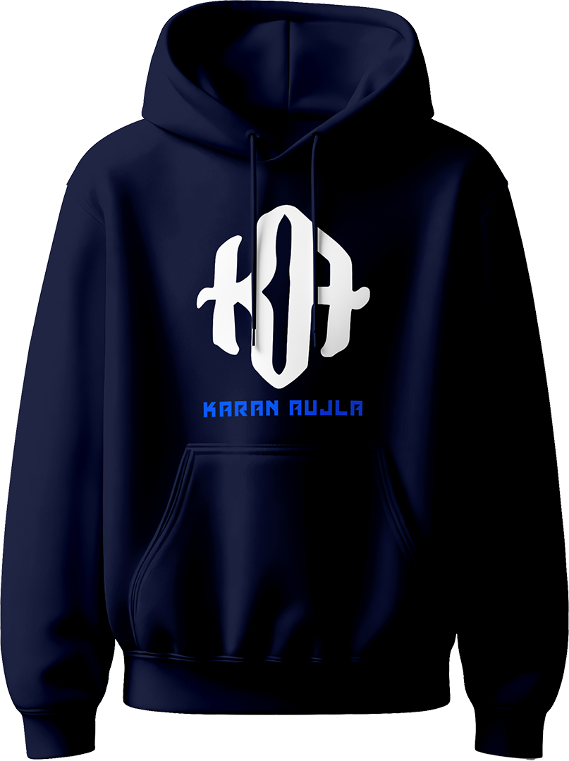 Karan Aujla unisex hoodie featuring the iconic KA logo, designed for Punjabi music fans seeking comfort and style.