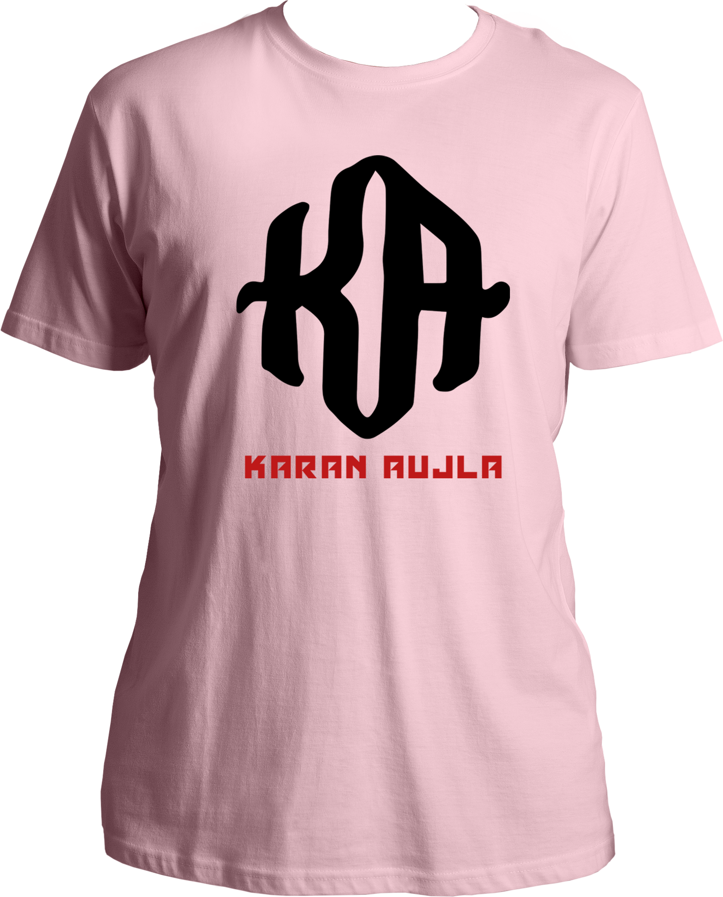 Unisex Karan Aujla T-shirt featuring iconic KA logo, perfect for fans of Punjabi music.