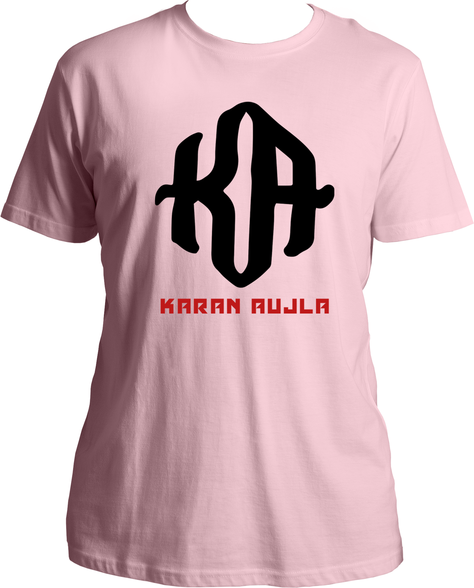 Unisex Karan Aujla T-shirt featuring iconic KA logo, perfect for fans of Punjabi music.
