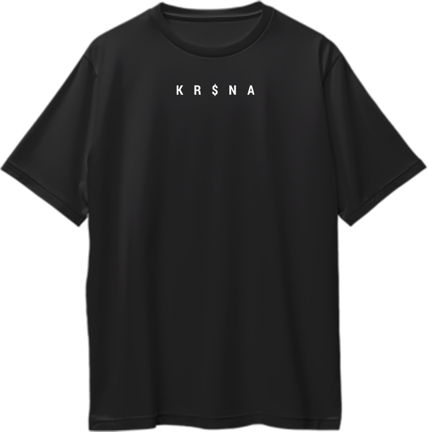 Front view of KR$NA Oversized Unisex T-Shirt with small KR$NA logo in the middle.