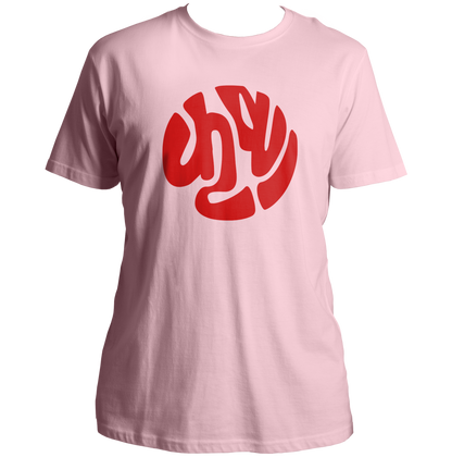 Baby Pink Shri Krishna कृष्ण T-shirt with Hindi devotional print by Garrari