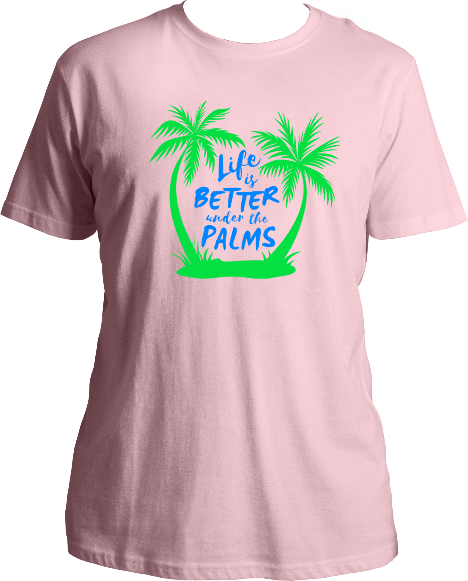Relax under the palms in this stylish, comfy "Life Is Better Under The Palms" Vacation T-Shirt! Perfect for men, women and kids, this 100% Cotton T-shirt from Garrari is the perfect way to make memories on your next family trip. Make your next beach vacation extra special!