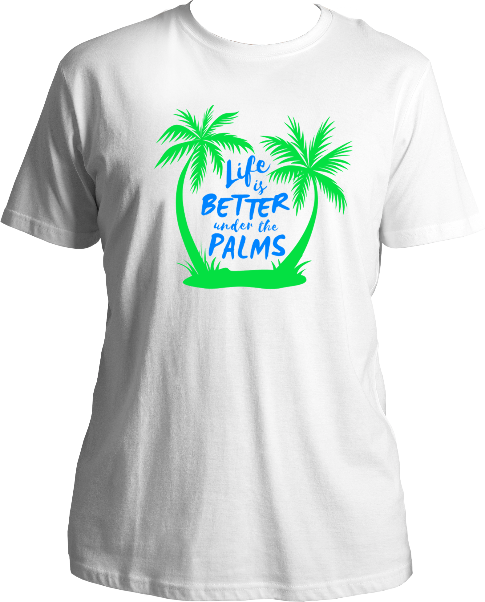 Relax under the palms in this stylish, comfy "Life Is Better Under The Palms" Vacation T-Shirt! Perfect for men, women and kids, this 100% Cotton T-shirt from Garrari is the perfect way to make memories on your next family trip. Make your next beach vacation extra special!