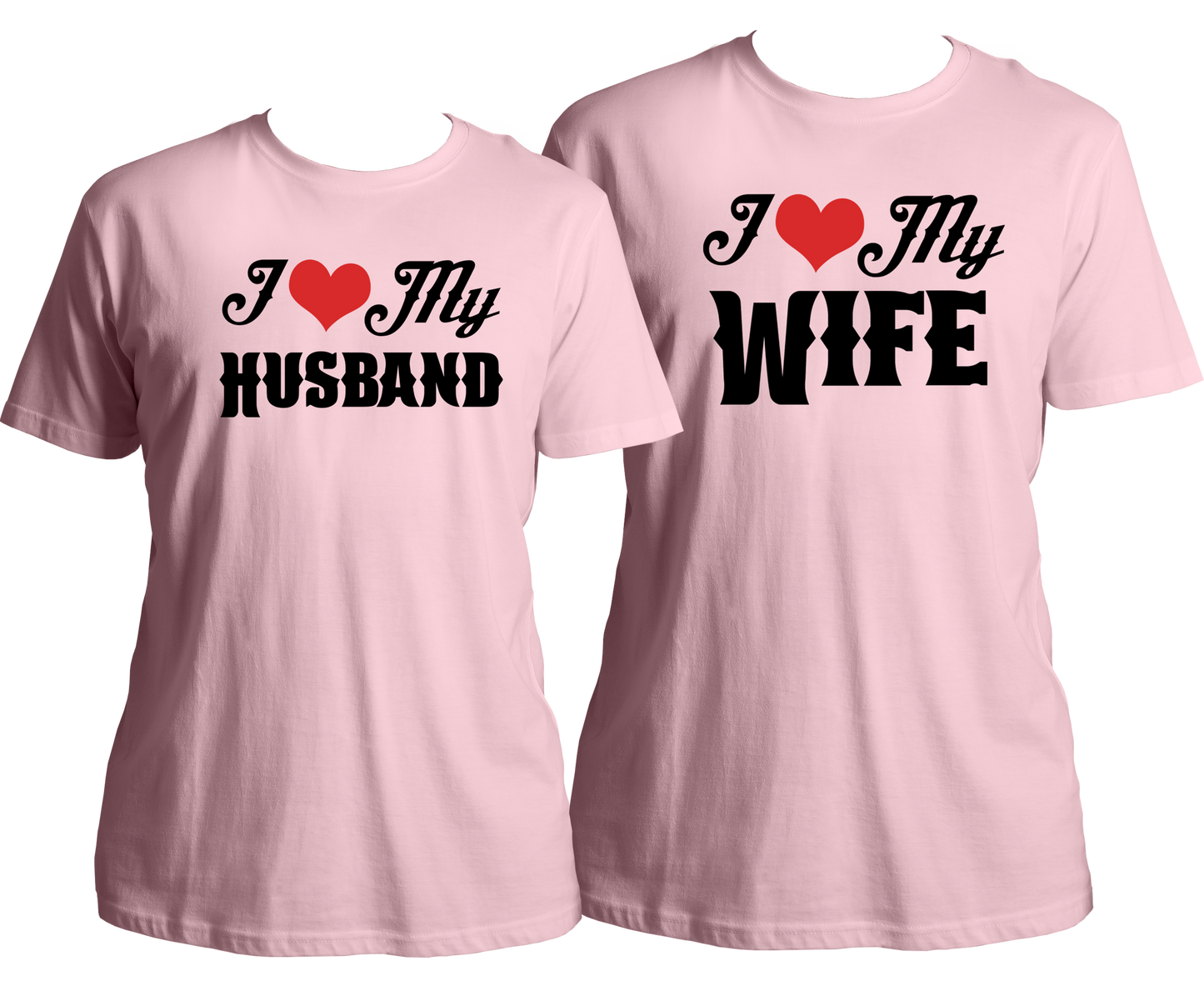 We believe that celebrating love should be affordable for everyone. That's why our "I Love My Husband & I Love My Wife" Couple T-Shirts come at an amazing price, ensuring that you get the best without breaking the bank.