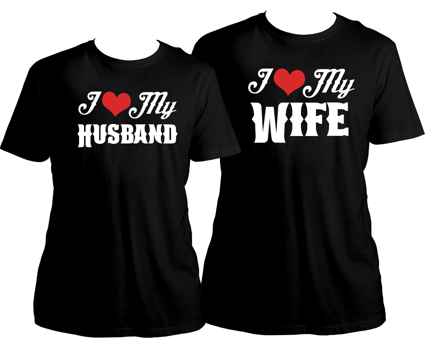 We believe that celebrating love should be affordable for everyone. That's why our "I Love My Husband & I Love My Wife" Couple T-Shirts come at an amazing price, ensuring that you get the best without breaking the bank.
