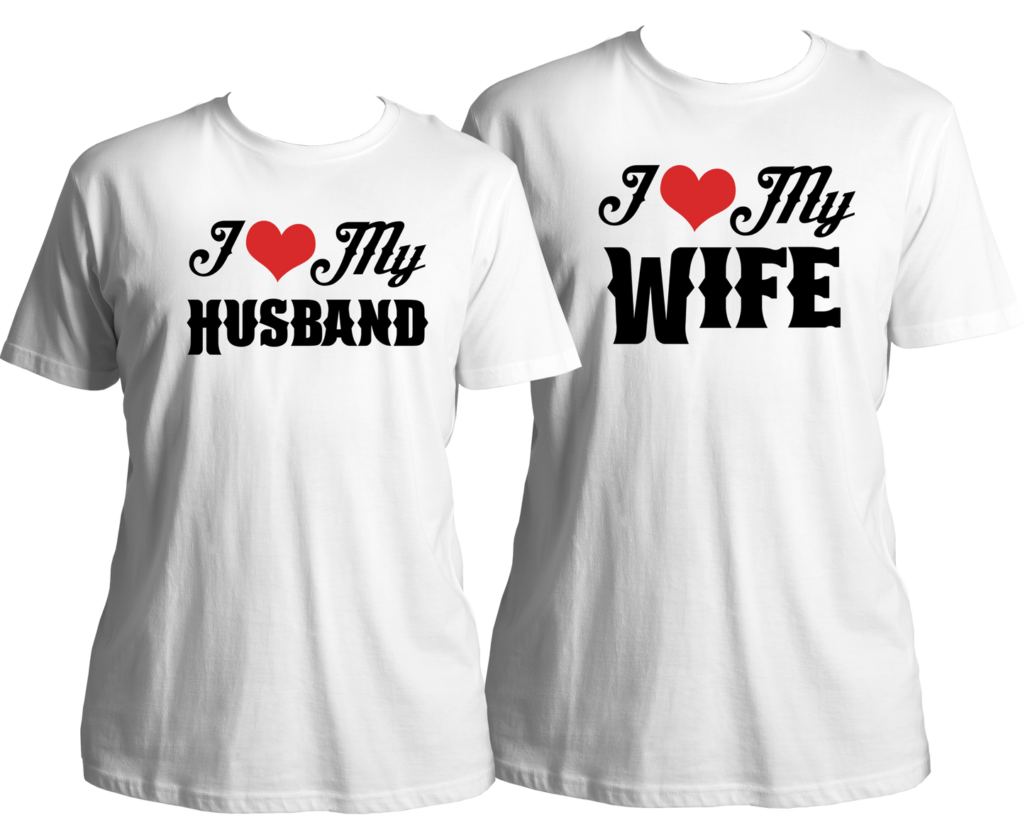 We believe that celebrating love should be affordable for everyone. That's why our "I Love My Husband & I Love My Wife" Couple T-Shirts come at an amazing price, ensuring that you get the best without breaking the bank.