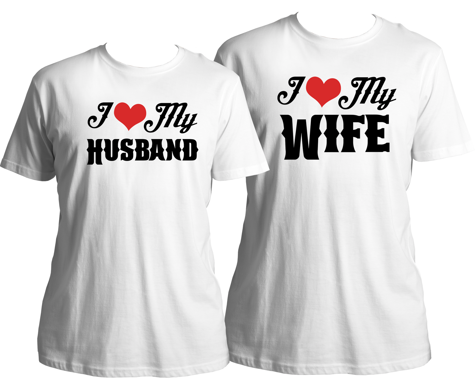 We believe that celebrating love should be affordable for everyone. That's why our "I Love My Husband & I Love My Wife" Couple T-Shirts come at an amazing price, ensuring that you get the best without breaking the bank.