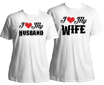 We believe that celebrating love should be affordable for everyone. That's why our "I Love My Husband & I Love My Wife" Couple T-Shirts come at an amazing price, ensuring that you get the best without breaking the bank.
