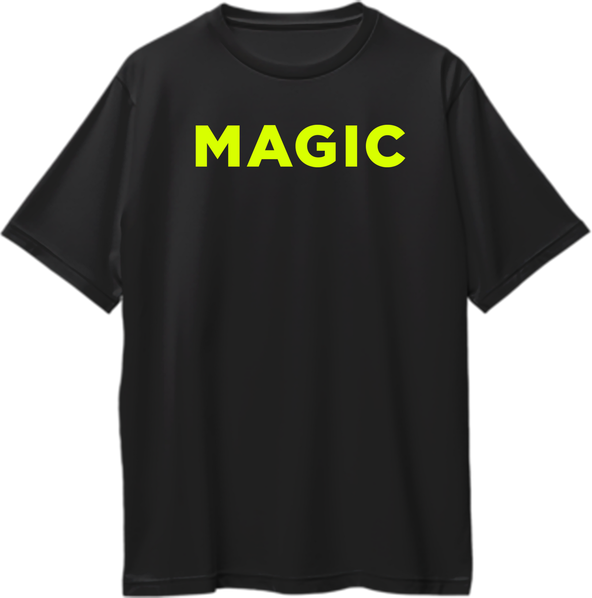 Magic Diljit Dosanjh Oversized Unisex T-Shirt featuring bold typography inspired by Diljit’s hit song "Magic."