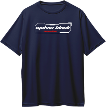"Front view of Malwa Block oversized unisex t-shirt in casual streetwear style."