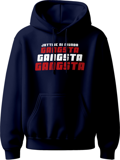 Munda Gangsta Karan Aujla hoodie inspired by the hit song GANGSTA, featuring bold typography and iconic lyrics for Punjabi music fans.