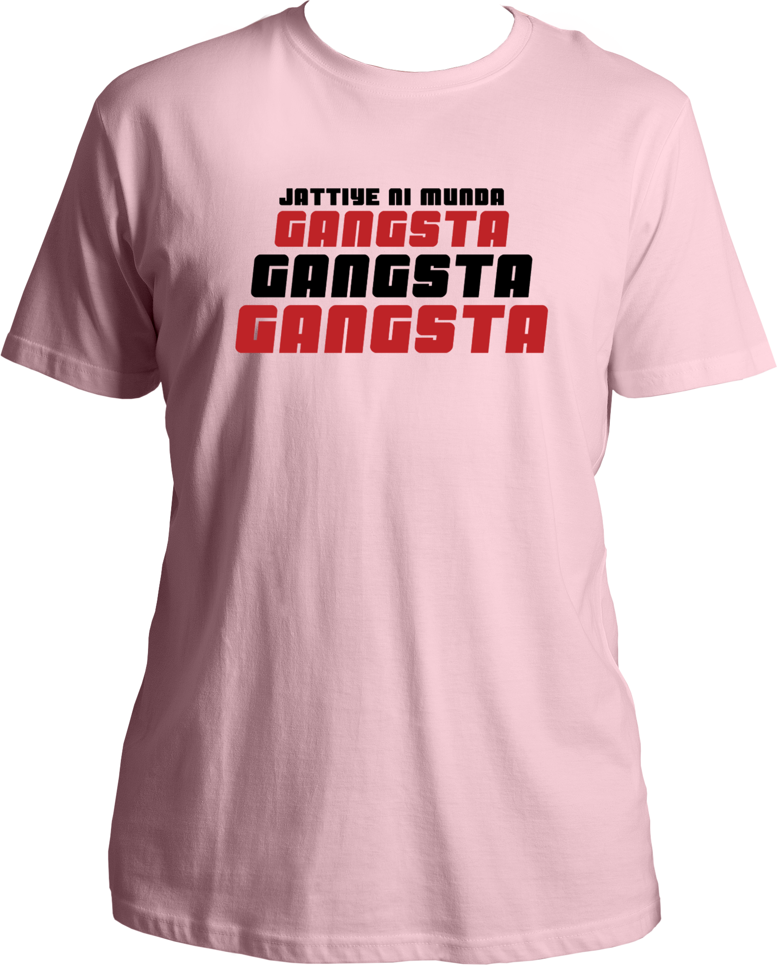 Munda Gangsta Karan Aujla T-Shirt with bold lyrics from the hit Punjabi song Gangsta.