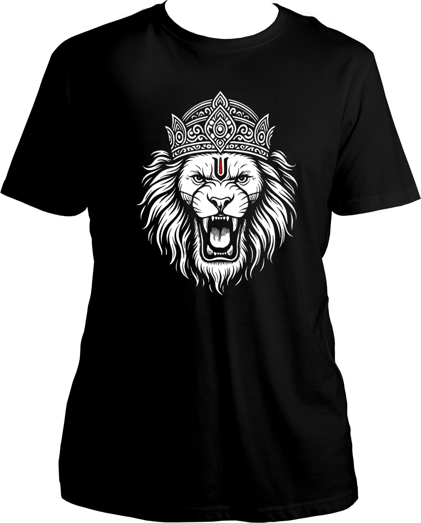 Spiritual fashion regular t-shirt inspired by Hindu mythology – Narasimha
