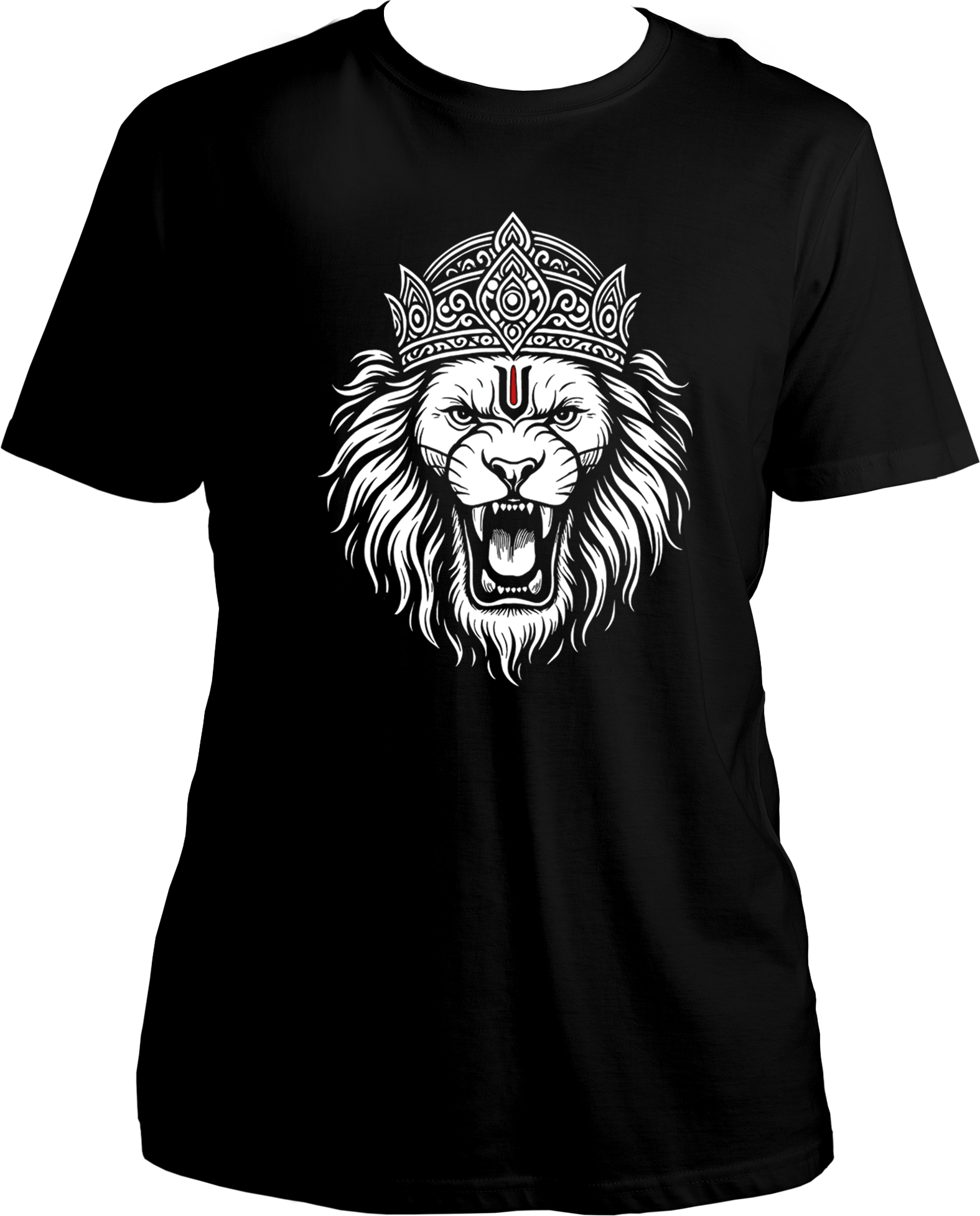 Spiritual fashion regular t-shirt inspired by Hindu mythology – Narasimha