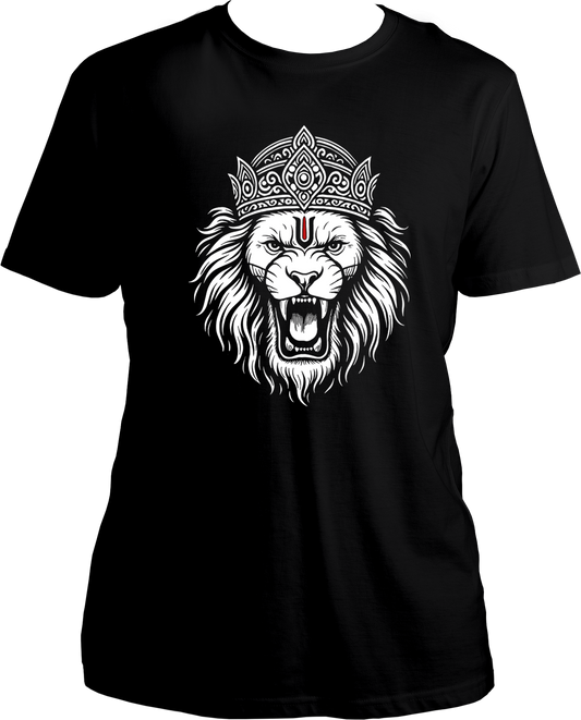 Spiritual fashion regular t-shirt inspired by Hindu mythology – Narasimha