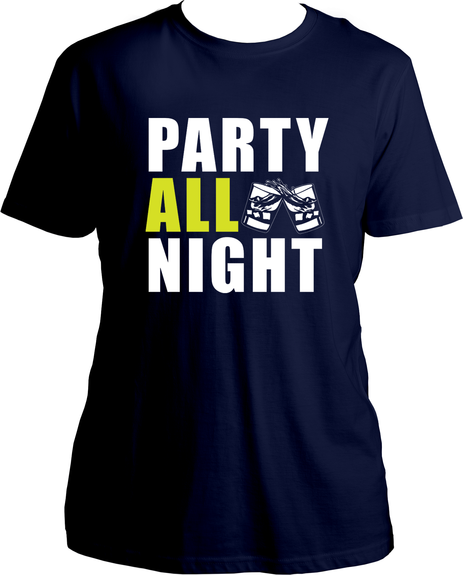 Party All Night unisex T-shirt – premium Yo Yo Honey Singh fan merch for concerts, clubbing & music festivals, available on Garrari.com.