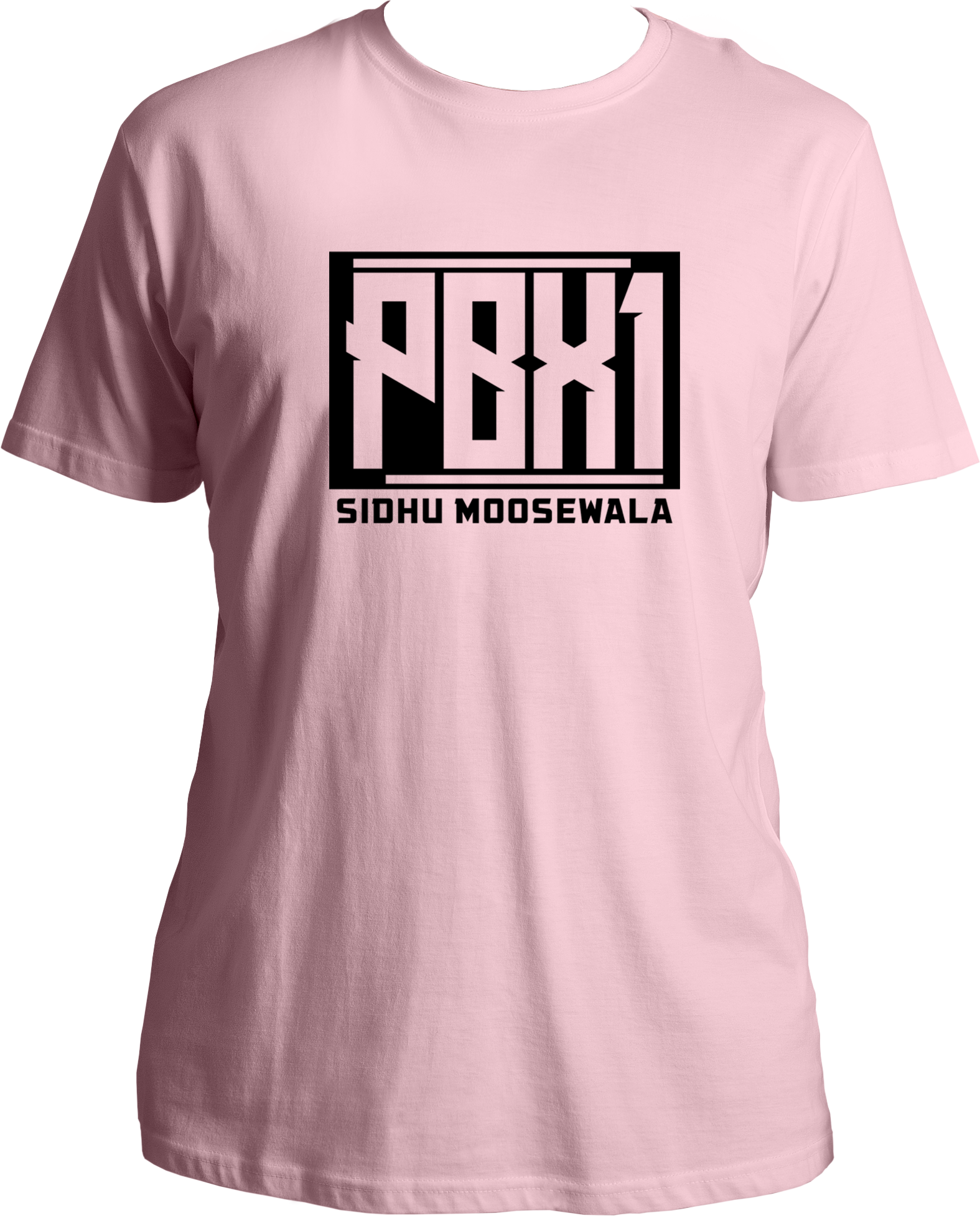 pbx 1 sidhu moose wala pink regular fit unisex t shirt punjabi fanwear