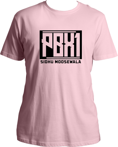 pbx 1 sidhu moose wala pink regular fit unisex t shirt punjabi fanwear