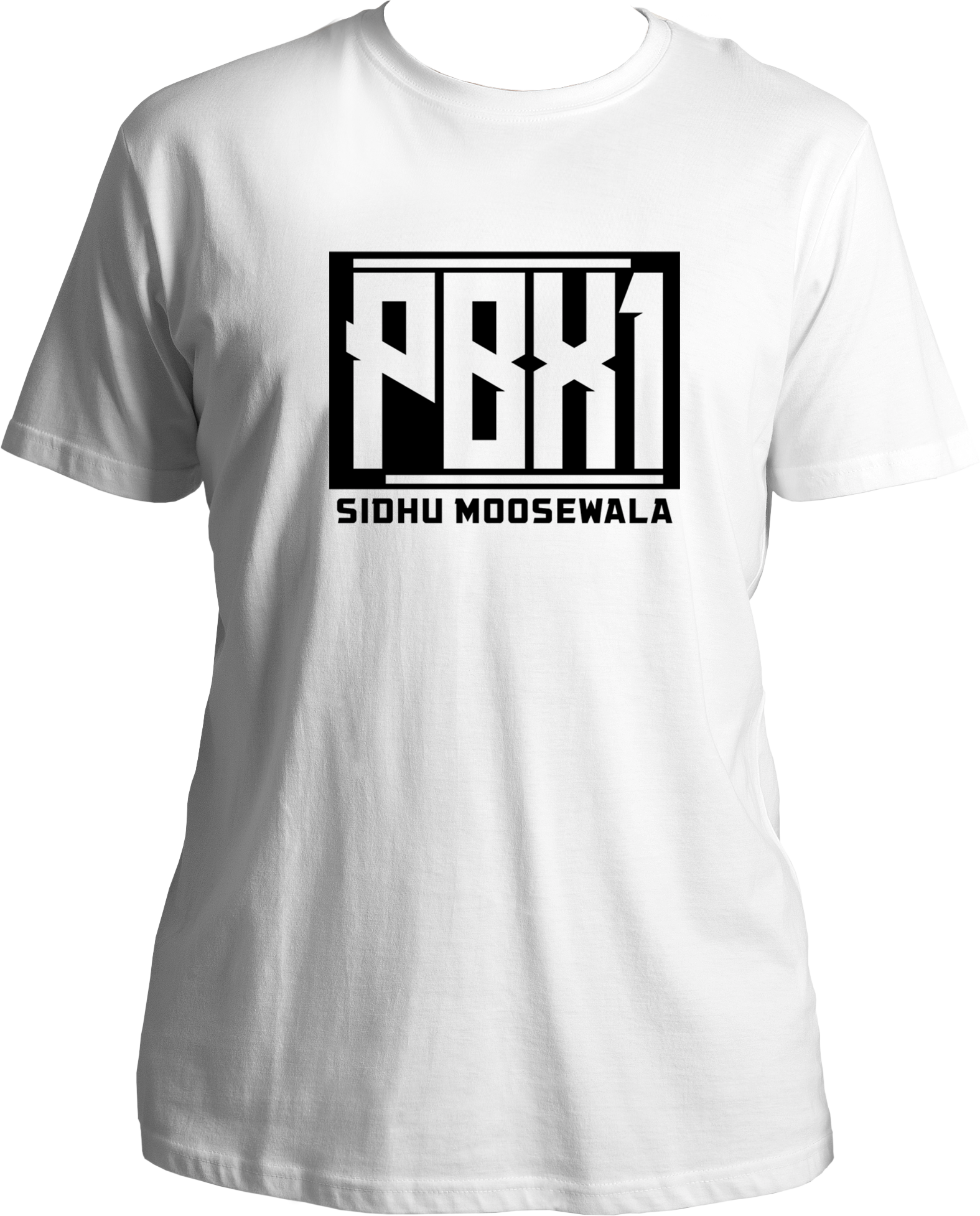 pbx 1 sidhu moose wala white regular fit unisex t shirt punjabi fanwear