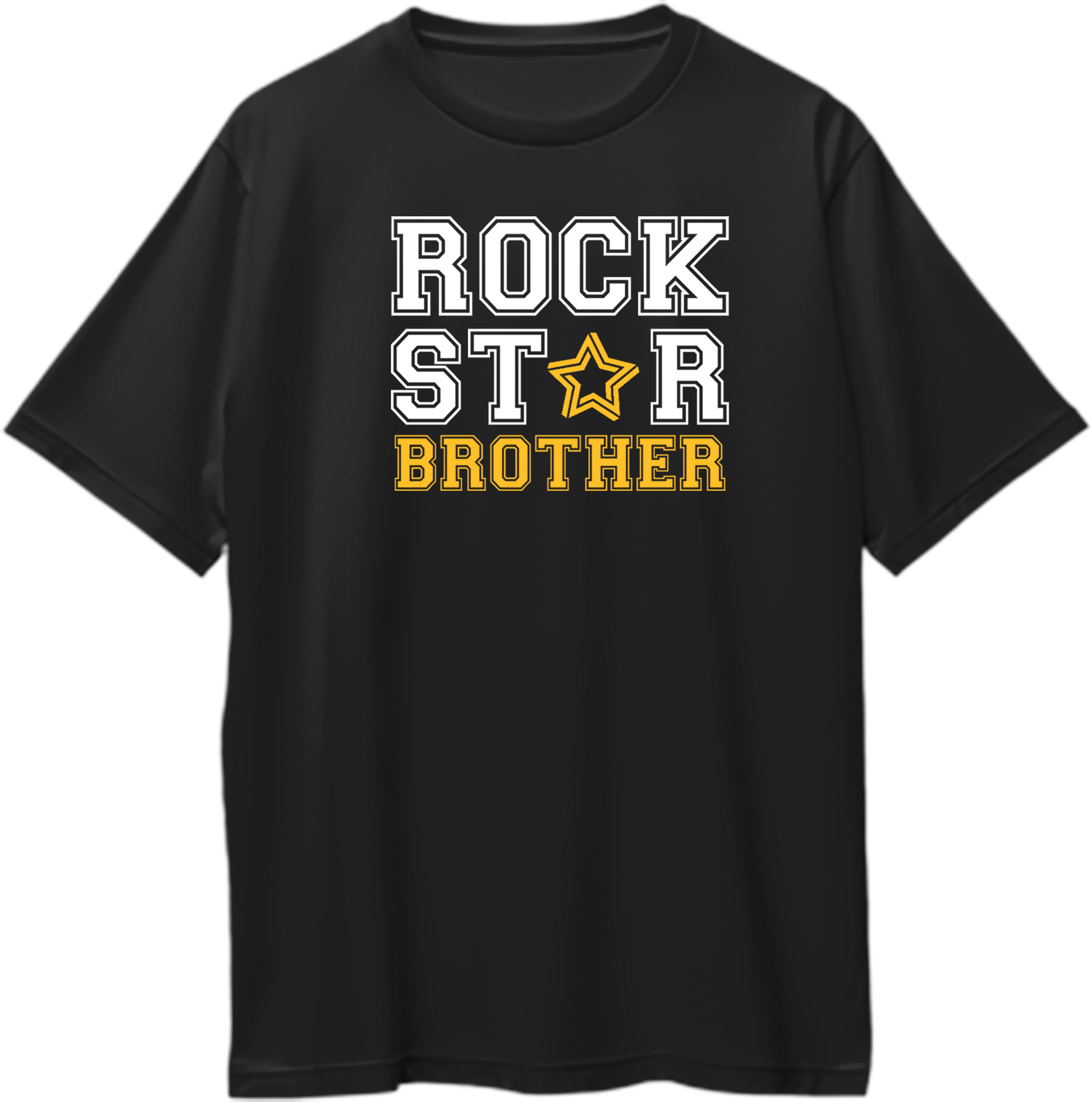 Rockstar Brother oversized t-shirt in black – perfect Rakhi gift for brother
