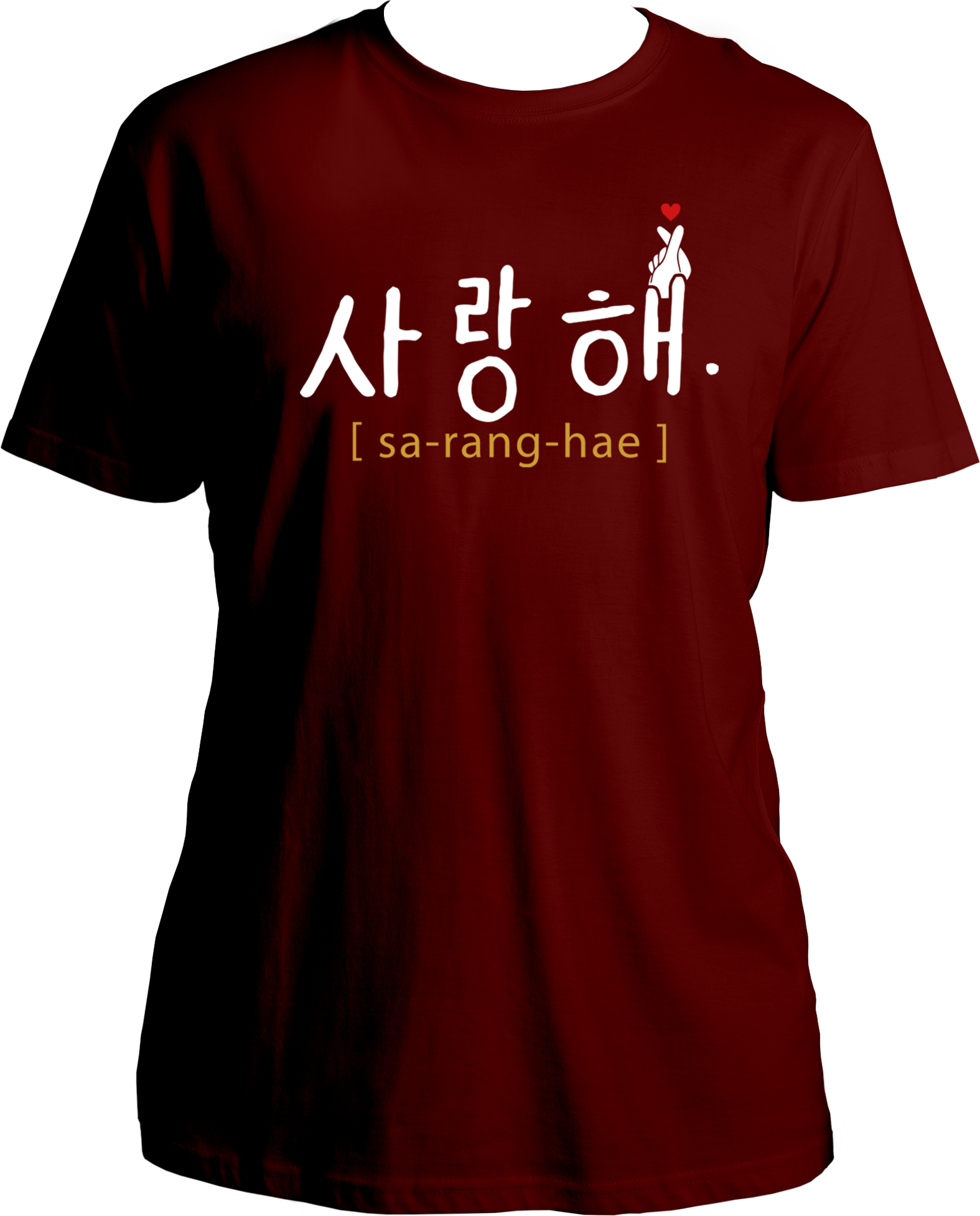 Show your love for Korean culture and K-pop with our Saranghae unisex t-shirts! Made with 100% cotton for a comfortable fit, these tees are perfect for both Korean language enthusiasts and K-pop fans. With the best price around, this is a must-have addition to your wardrobe!