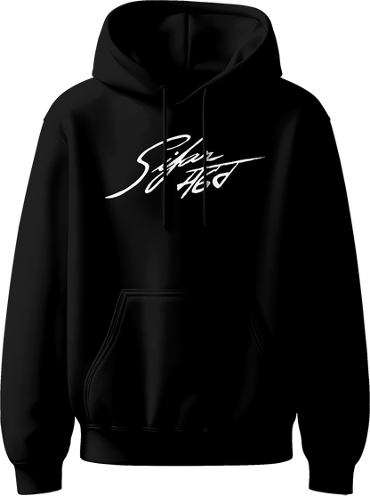 Sifar Safar Karan Aujla unisex hoodie with a bold typographic logo, crafted for fans of Punjabi music and soulful lyrics