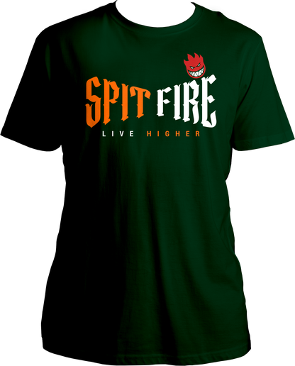 Unleash your inner fire with the KR$NA SPITFIRE LIVE HIGHER Unisex Cotton T-Shirt, a tribute to the indomitable spirit of one of hip-hop’s finest. Featuring the electrifying lines “SPITFIRE LIVE HIGHER,” this tee is designed for those who appreciate the raw talent and relentless energy that KR$NA brings to every track.
