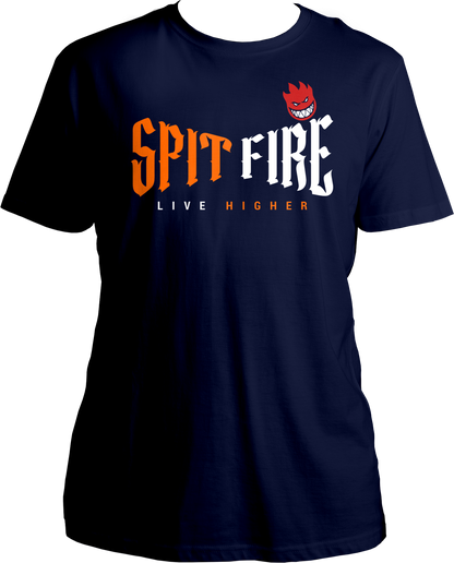 Unleash your inner fire with the KR$NA SPITFIRE LIVE HIGHER Unisex Cotton T-Shirt, a tribute to the indomitable spirit of one of hip-hop’s finest. Featuring the electrifying lines “SPITFIRE LIVE HIGHER,” this tee is designed for those who appreciate the raw talent and relentless energy that KR$NA brings to every track.