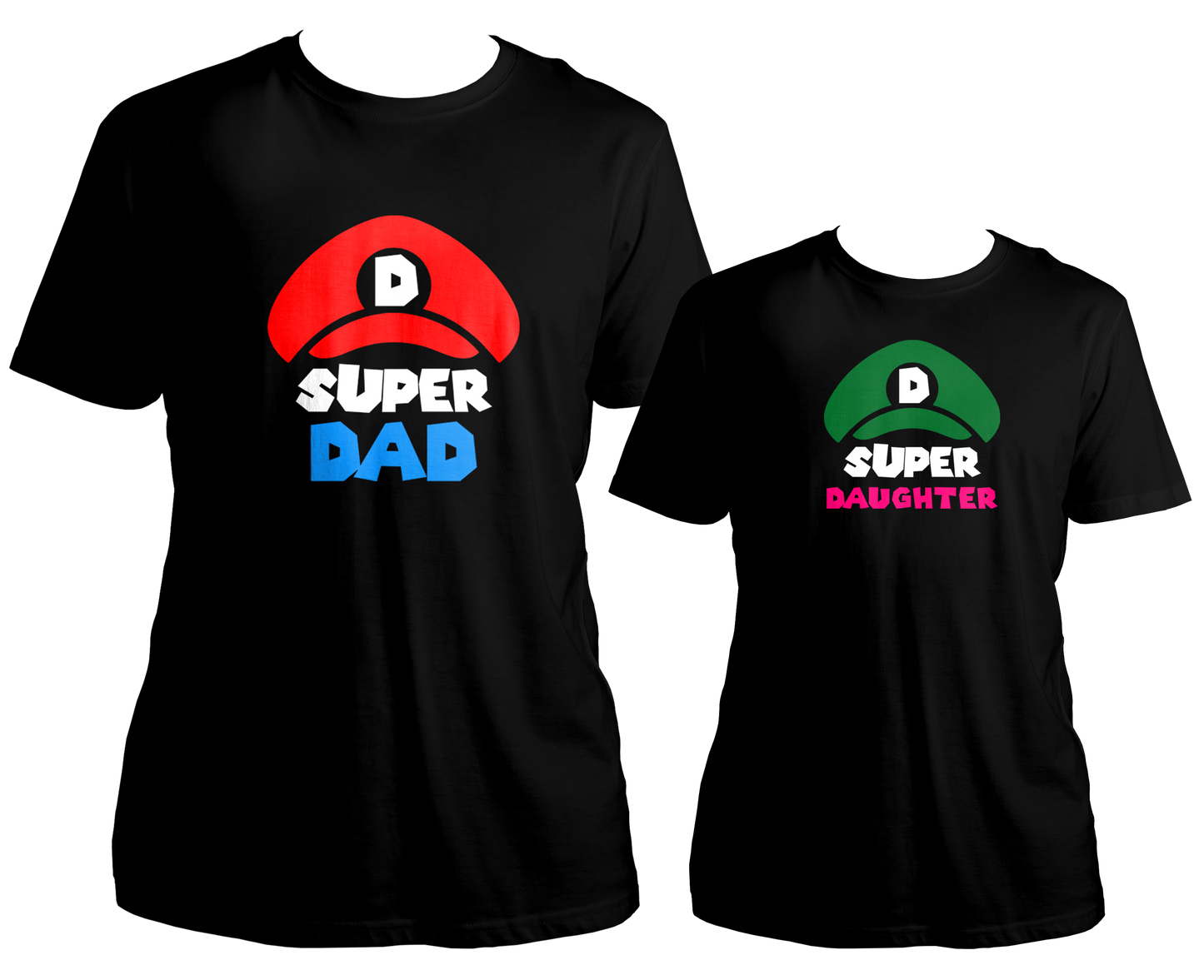 Super Dad Super Daughter Unisex T-Shirt Combo