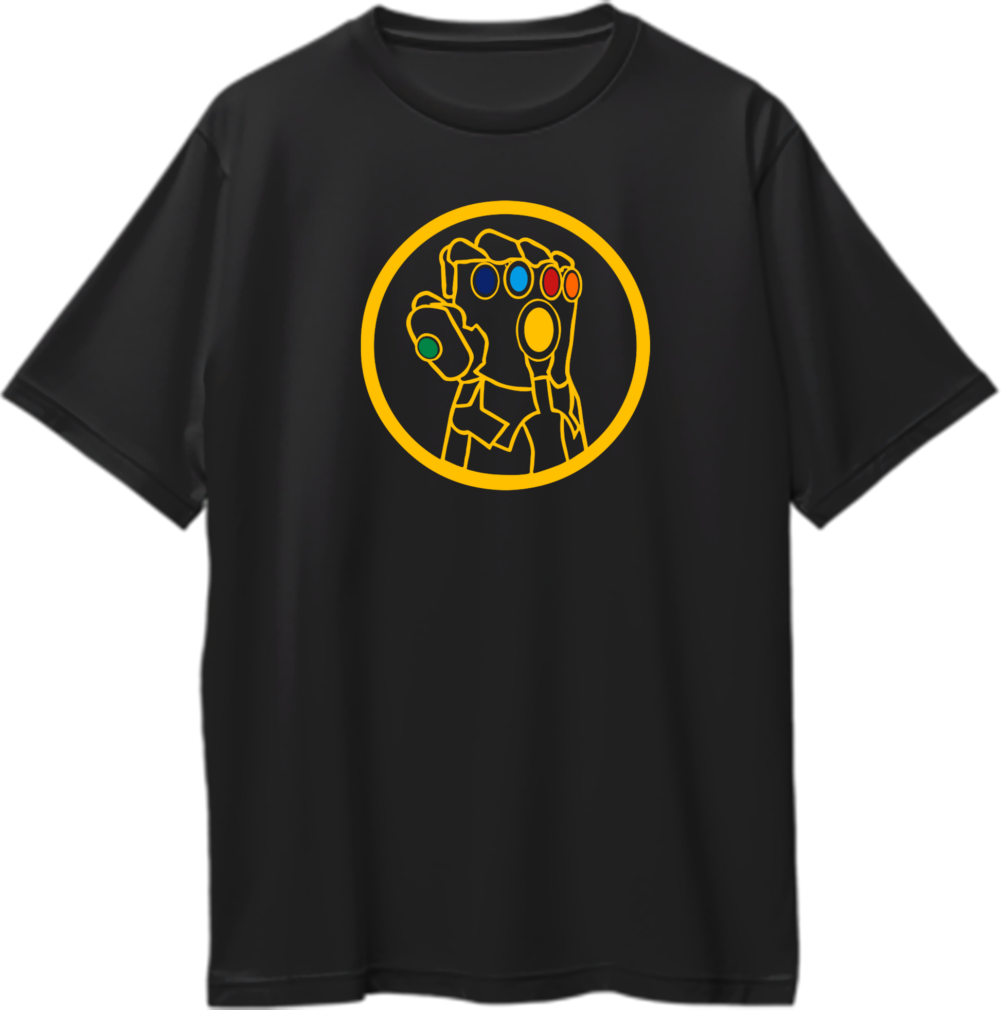 Oversized unisex t-shirt with Infinity Gauntlet graphic