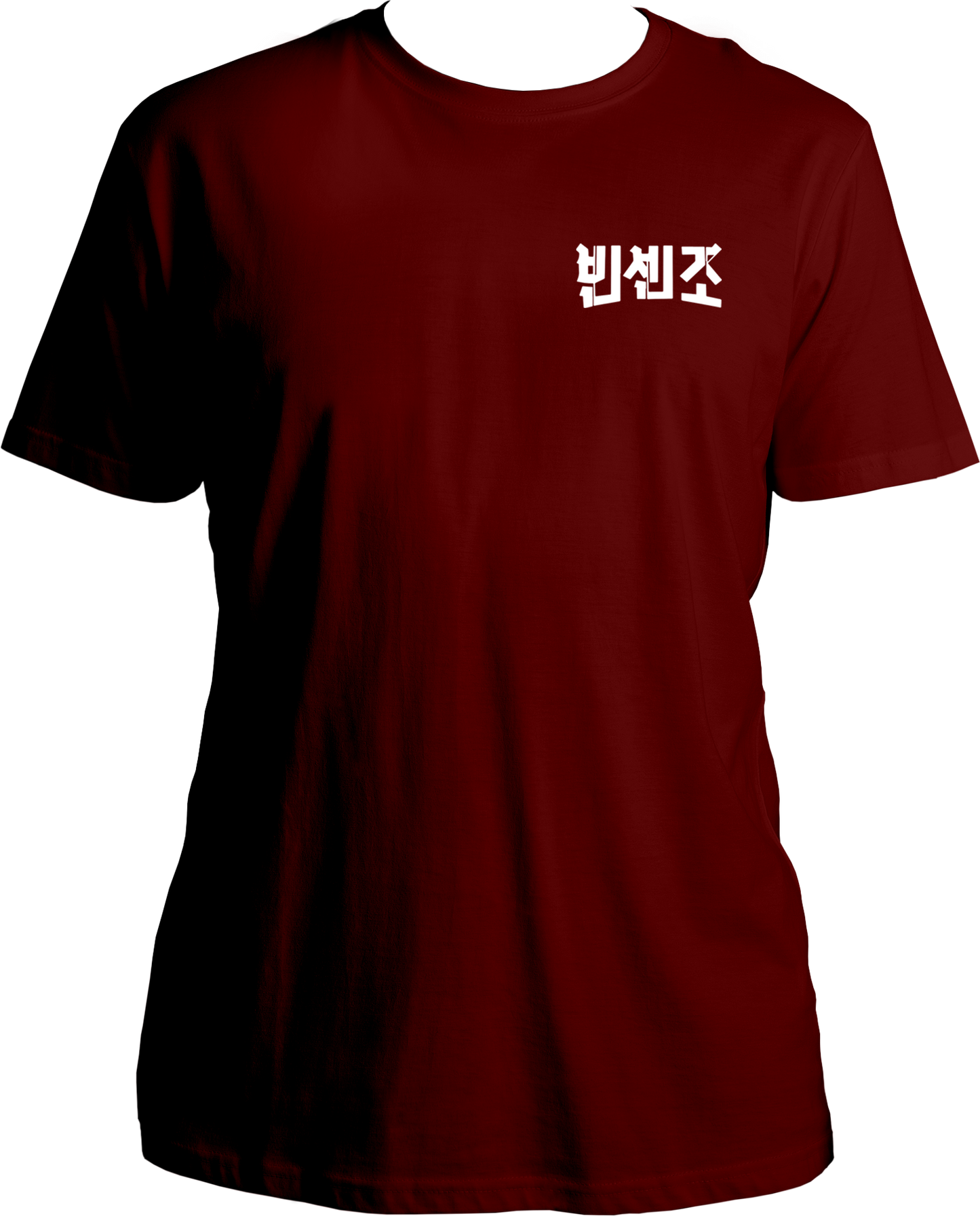 Regular fit unisex Vincenzo Korean drama T-shirt with pocket logo in Hangul