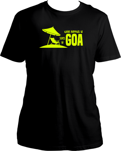 What Happens In Goa Stays In Goa Unisex T-Shirt