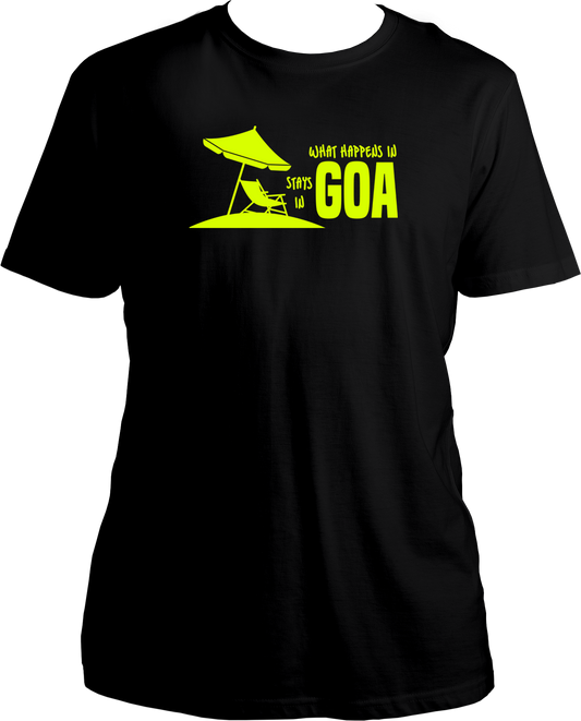 What Happens In Goa, Stays In Goa Unisex T-Shirts