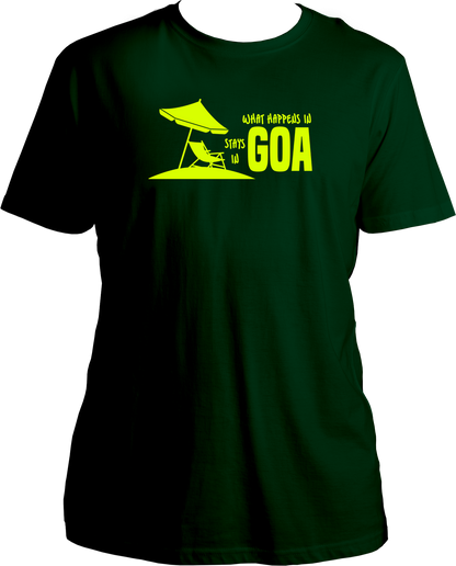 What Happens In Goa Stays In Goa Unisex T-Shirt