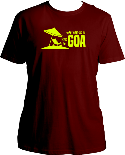 What Happens In Goa Stays In Goa Unisex T-Shirt