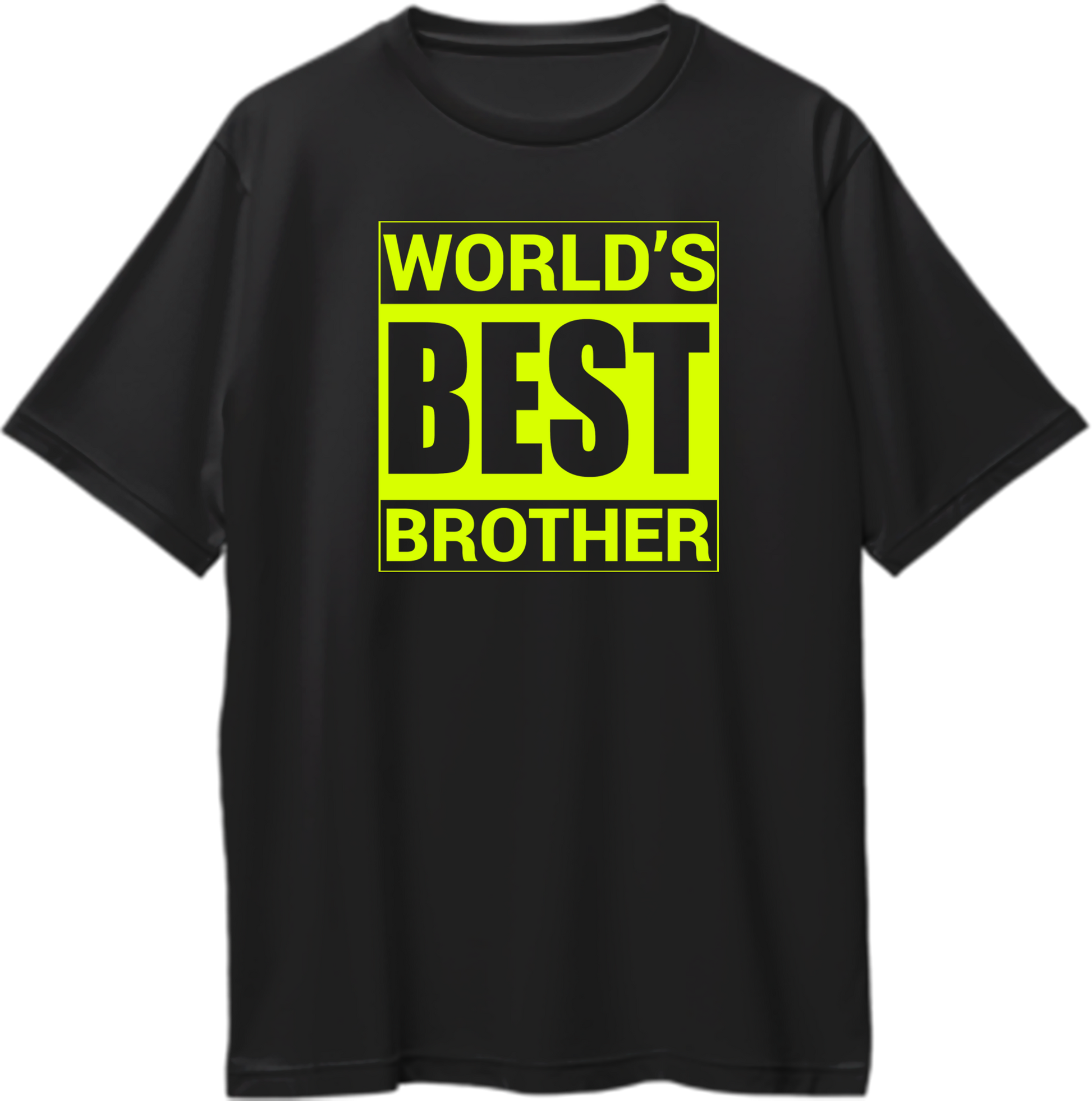 World’s Best Brother oversized t-shirt black for Rakhi gift