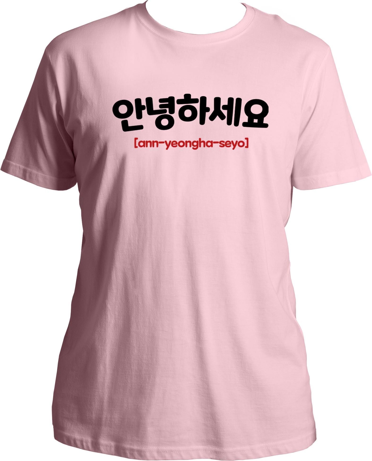 "Get your K-pop on in style with our "Annyeonghaseyo" tee! Say hello in Korean while showing off your love for Korean culture and music. Perfect for any kpop fan, this unisex t-shirt is truly fabulous. (Korean language not required, but a love for all things Korean is a must!)