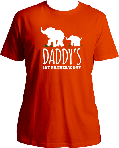 Daddy's 1st Father's Day Unisex T-Shirts