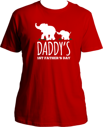 Daddy's 1st Father's Day Unisex T-Shirts