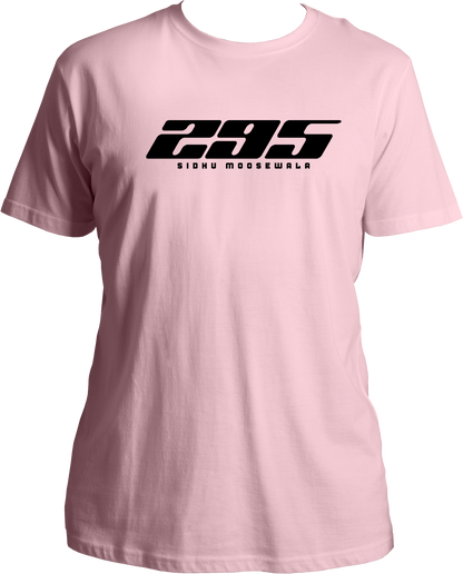 295 moosewala inspired baby pink unisex t shirt punjabi fan merch