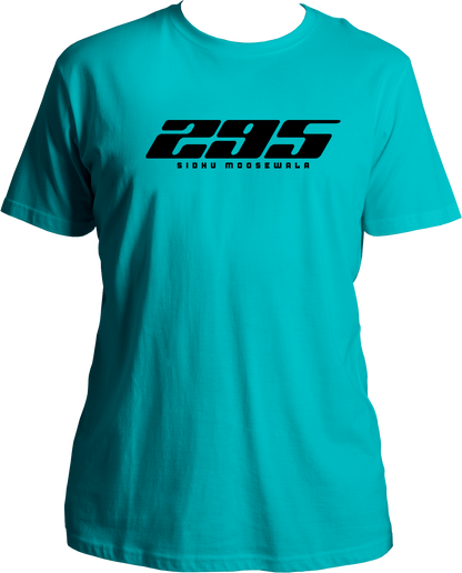 295 moosewala inspired aqua blue unisex t shirt punjabi fan merch