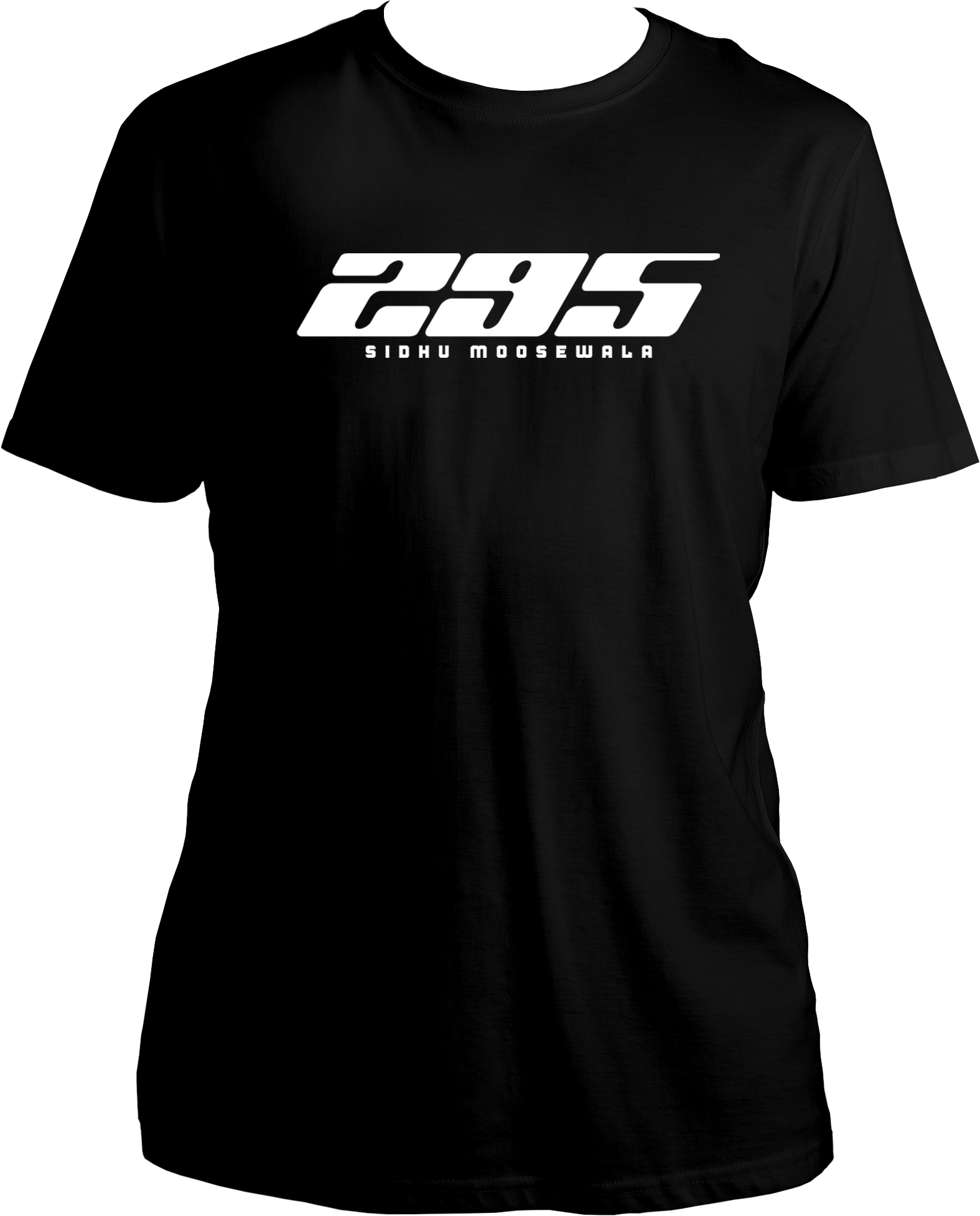 295 moosewala inspired black unisex t shirt punjabi fan merch